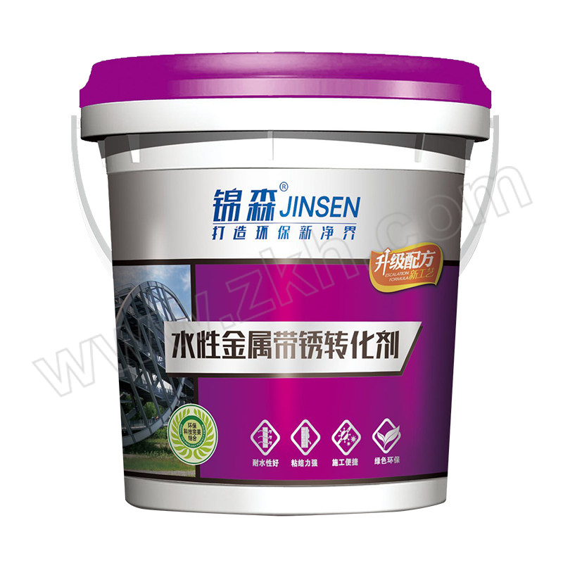 JINSENG/锦森  水性金属带锈转化剂 TXZHJ 免除锈 10kg 1桶