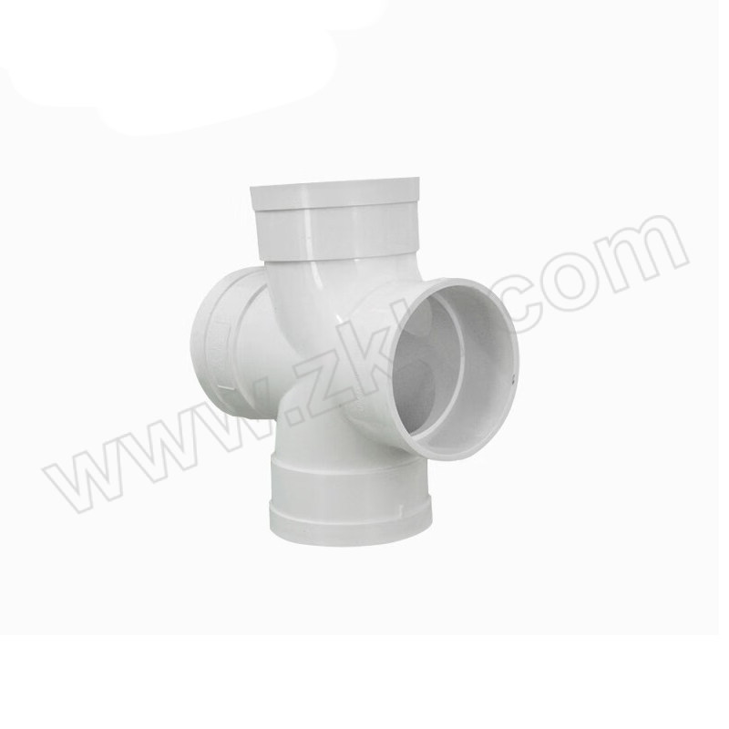 MSTAR/米星 PVC十字异径四通 白色 大头110×小头50mm 1个