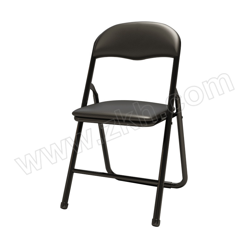 KAIBAIXIANG/凯柏象 简约带靠背折叠餐椅 KBX-JJGL-0022 尺寸440×470×780mm 黑色 1把