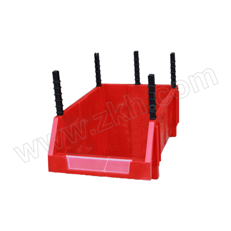 CNMF/谋福 斜口组合式零件盒 F2号红色 外尺寸250×220×120mm 内尺寸205×195×110mm 1个