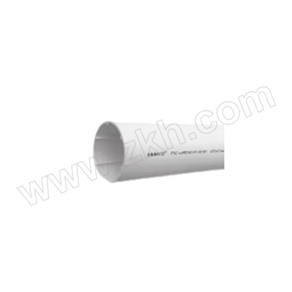 LESSO/联塑 PVC-U排水螺旋消音管(2.3)白色 dn75×2.3mm×2m 1根