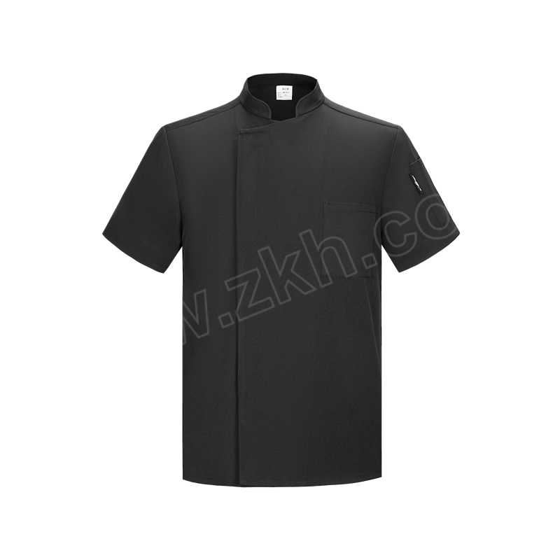 QIANYIYANG/千以扬 夏季短袖厨师服 TY-TL2199 XL 黑色 1件