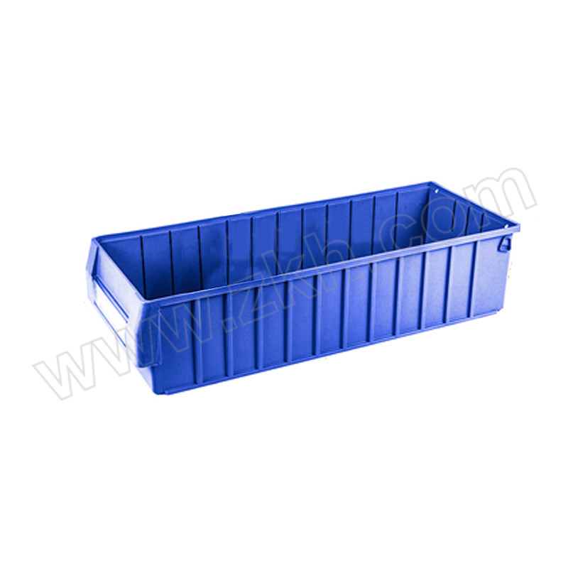 CNMF/谋福 分隔式塑料零件盒 大号无隔板 外尺寸600×235×140mm 内尺寸555×210×135mm 蓝色 1个