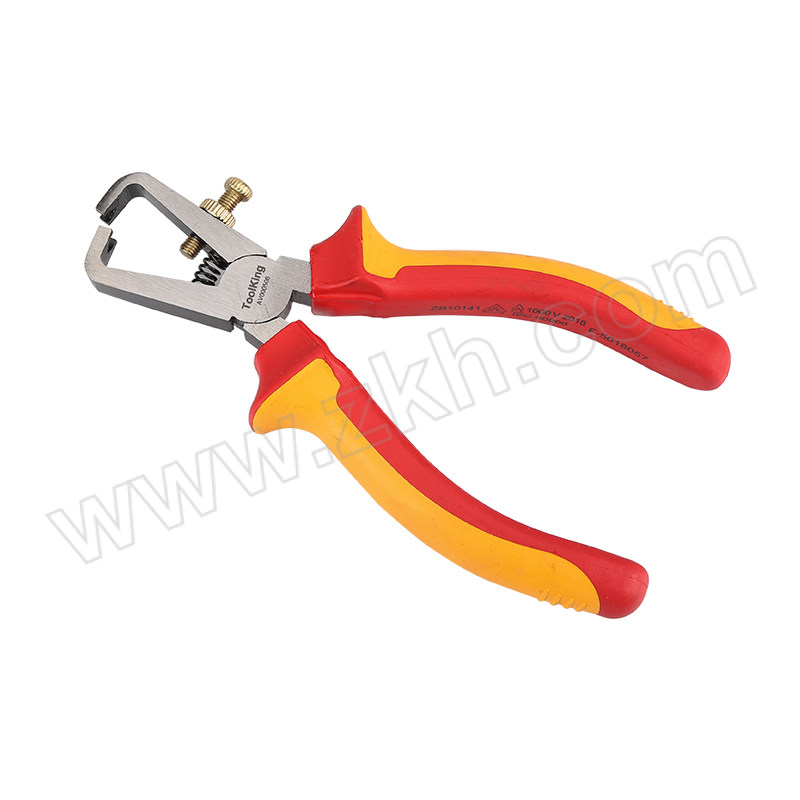 TOOLKING VDE耐高压绝缘剥线钳 AV000506 6" 1把