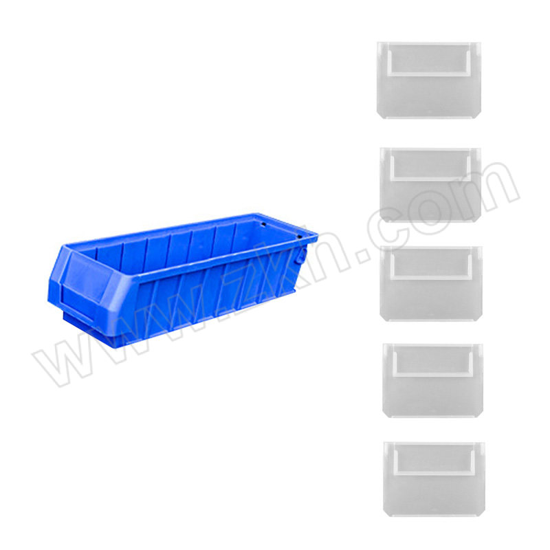 ZHLA/中环力安 分隔式零件盒 ZHLA-LJH-019 小号400×117×90mm 蓝色箱体×1+隔板×5 1组