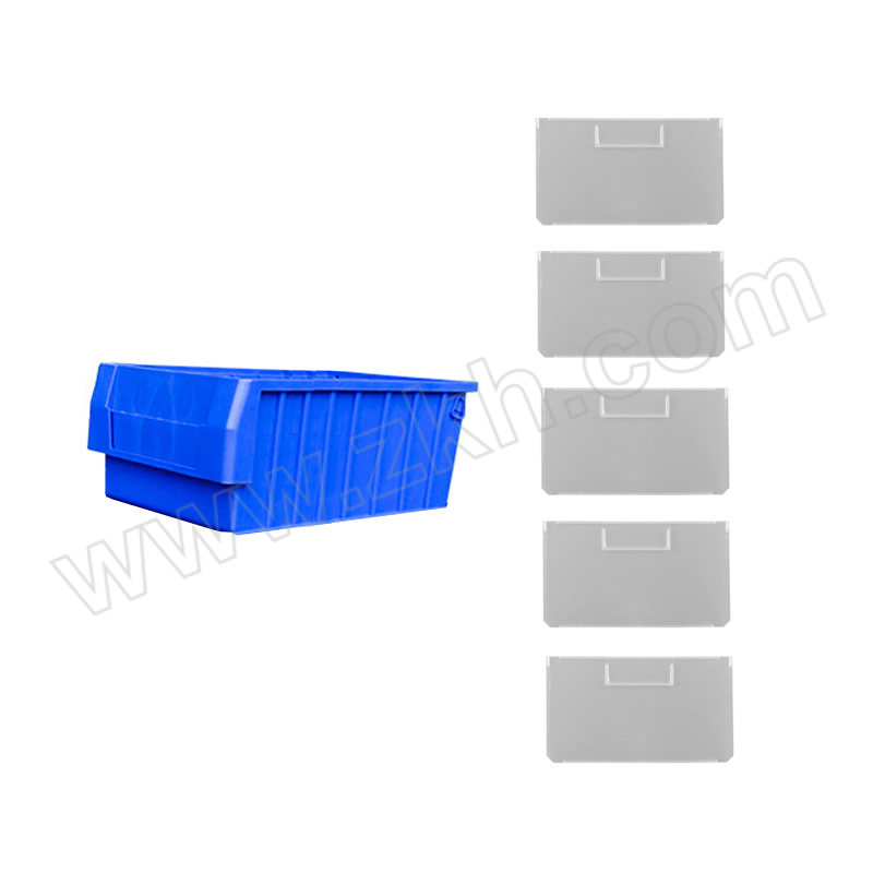 ZHLA/中环力安 分隔式零件盒 ZHLA-LJH-019 大号400×235×140mm 蓝色箱体×1+隔板×5 1组