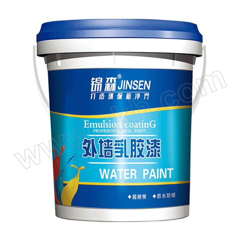 JINSENG/锦森 外墙乳胶漆 WQRJQ-32 蓝色 5kg 1桶