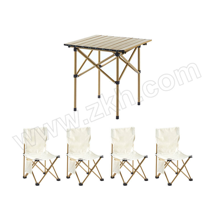MKSO/美克赛欧 户外折叠桌椅套装 MK-QMZTA-01 桌子尺寸520×510×500mm 椅子尺寸400×400×650mm 1套