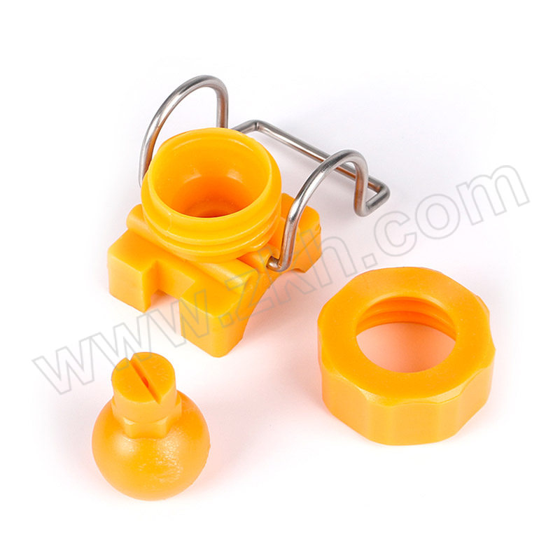 BY/博原 塑料夹扣喷嘴 26988M-1-1/4-D14-PP+CT6530 夹管尺寸1-1/4" 扇形喷头 65° 1个