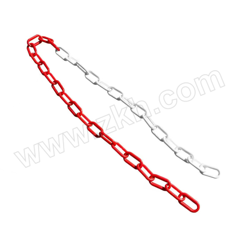 PPU/品尔优 警示隔离铁链条 UJSL-3MM-可定制 外长25mm×外宽12mm 碳钢 1米