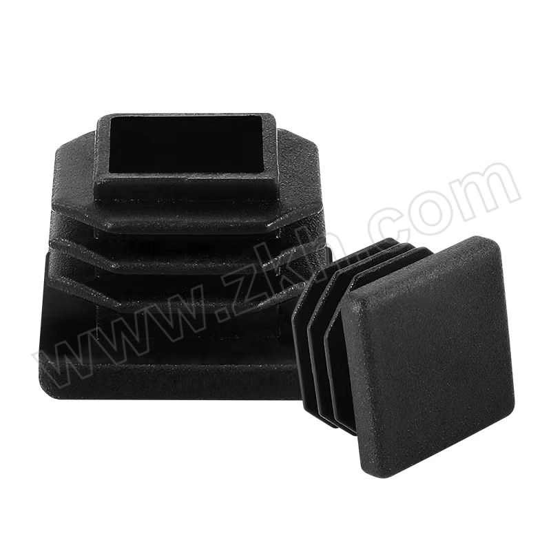 PAIYABO/派亚博 黑色方形管塞 120X120(3-5mm)黑色 20只/包 1包