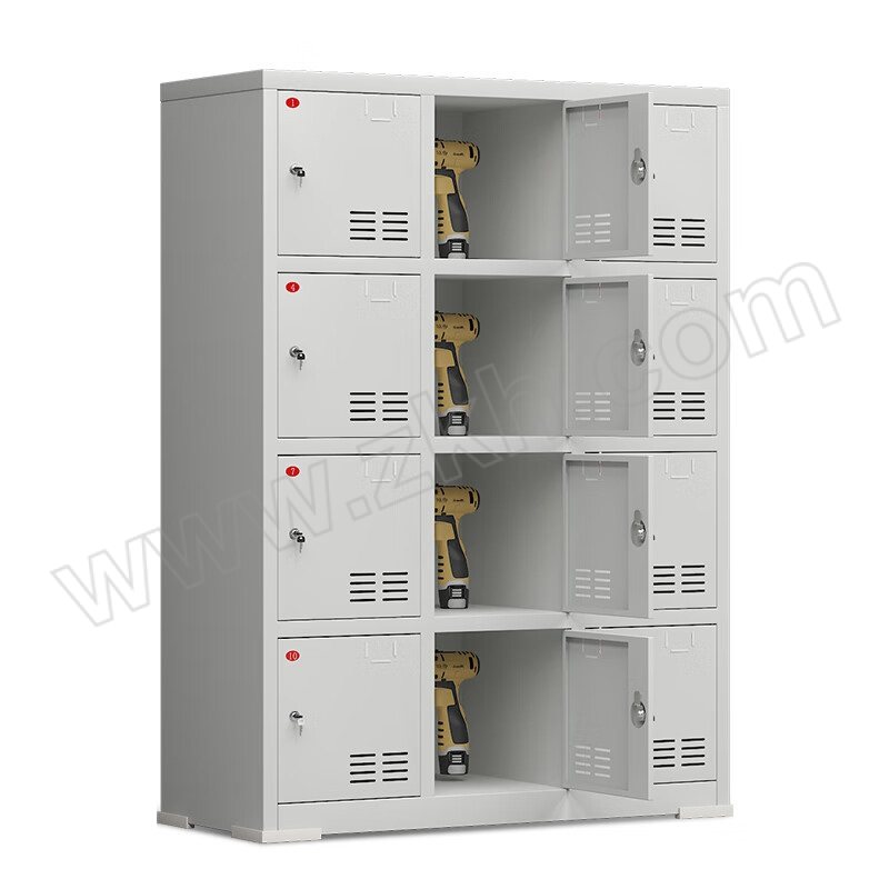 LCY/洛骋誉 钢制工具充电柜12门 LCY-CD1 850×350×1155mm 1个
