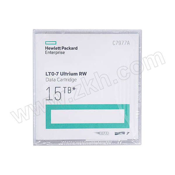 HP/惠普 数据磁带 C7977A LTO-7 Ultrium 15TB 1盒