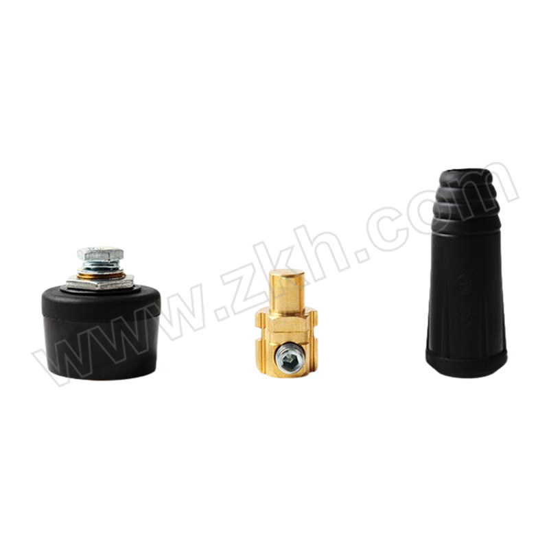 BLACKWOLF/黑狼 电缆快速接头 欧式50-70mm²面板型公母一套 1套