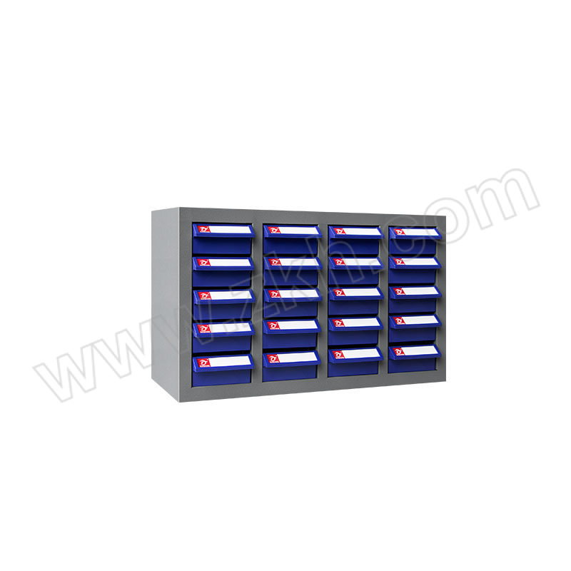 FABAO/发堡 20抽无门小号蓝色零件盒柜 LJH-11 530×220×320mm 零件盒外尺寸220×101×52mm 1台