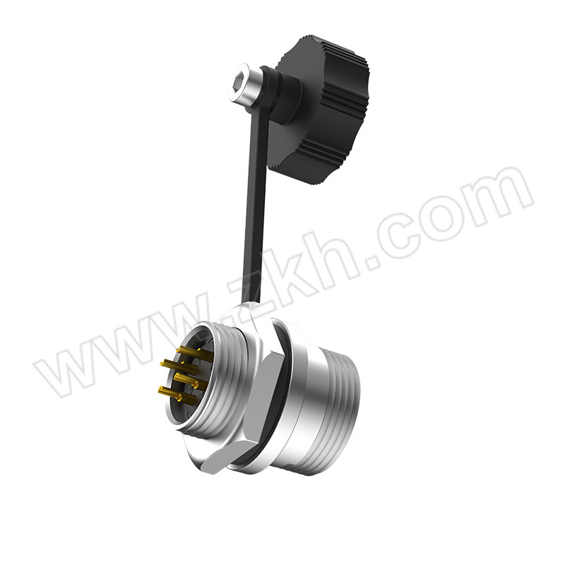 ZOLN/中连 WS16带孔母插座/后螺母款 7芯 5A 500V 1个