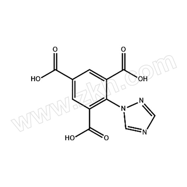 MACKLIN/麦克林 2-(1H-1,2,4-三唑-1-基)苯-1,3,5-三羧酸 H887243-250mg CAS号:2111824-48-5 98% 1瓶