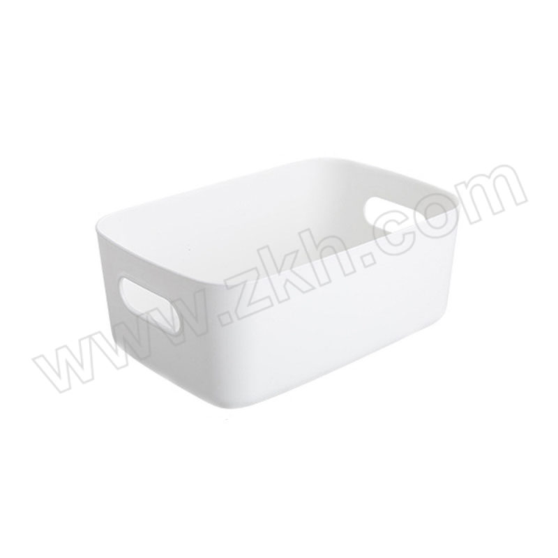 XWH/希万辉 杂物收纳盒 XWH-SNK-001 白色小号无盖 20.5×14×7cm 1个