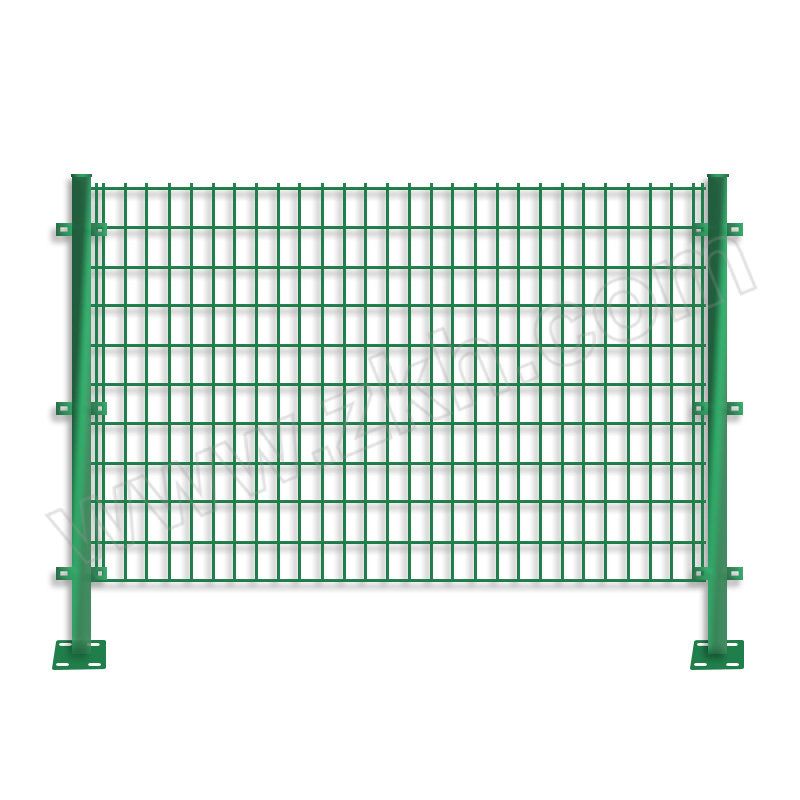 CEBG/斯铂格 铁丝网围栏 直柱型 硬塑丝经6毫米粗 1.8米高 3米长 铁丝网×1+立柱×2 底盘立柱款 1套