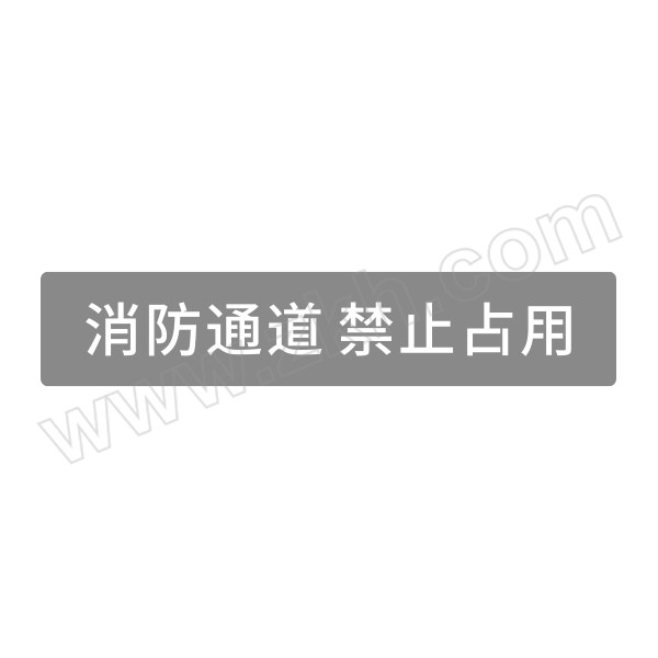 GOSIM/国新 镀锌镂空喷漆模板 DXB-230706 0.7×155×780mm 镀锌板 消防通道禁止占用 1张