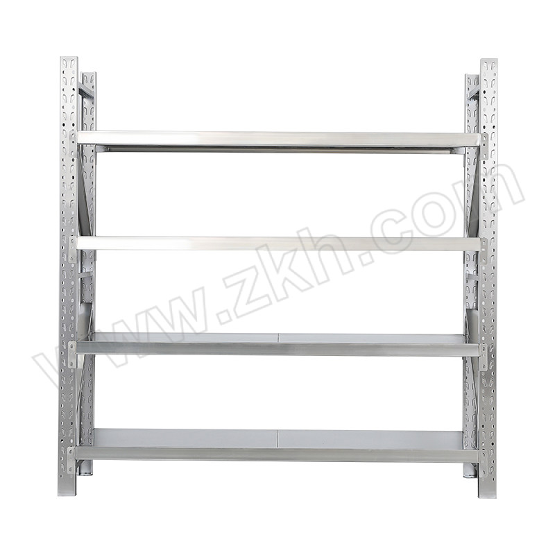 KY/锴源 201不锈钢层板货架 KY-bxg07 2000×400×2000mm 4层 层载300kg 1组