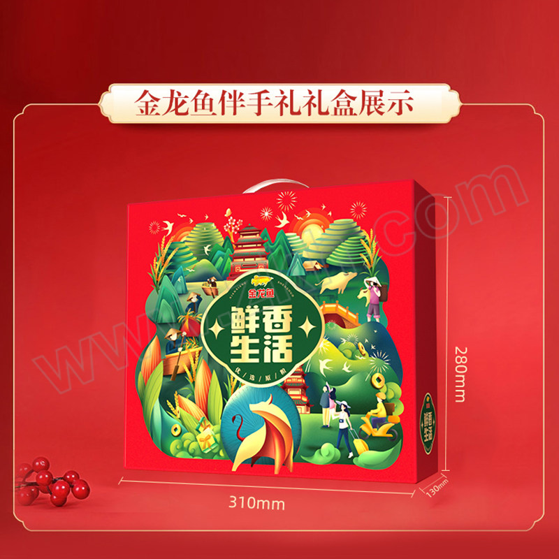 ARAWANA/金龙鱼 鲜香生活伴手礼G款 G-1.8L+3.5kg 1提