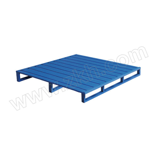 ZKH/震坤行 1212四向进叉钢制-满铺托盘 ZKH-4-1212-F 蓝色 四向进叉 1200×1200×155mm 满铺型 承载4t 1个