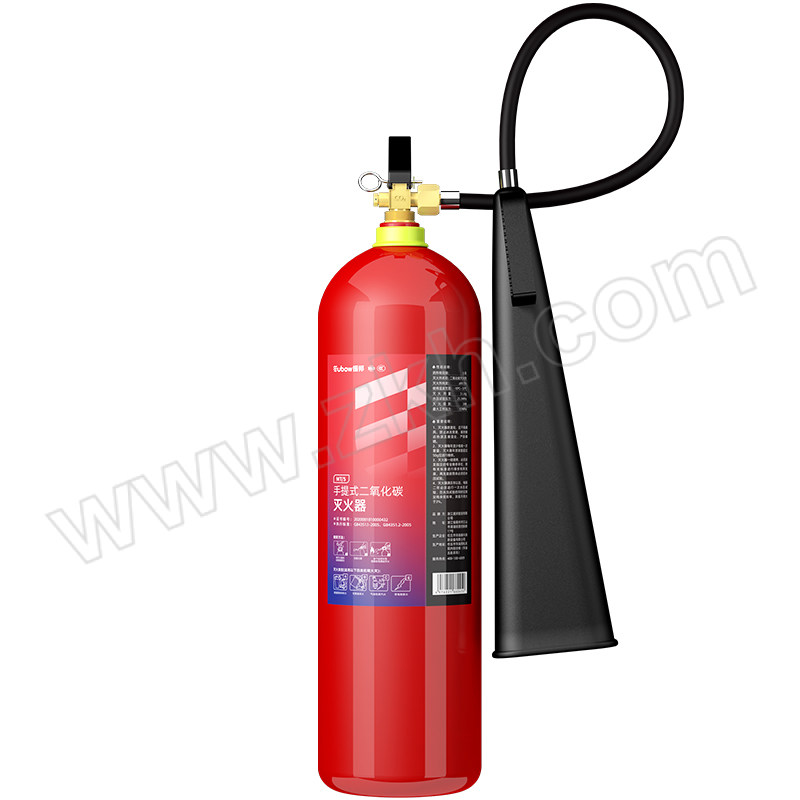 STATE AID/援邦 手提式二氧化碳灭火器 MT5 灭火剂容量5kg 红色 1罐