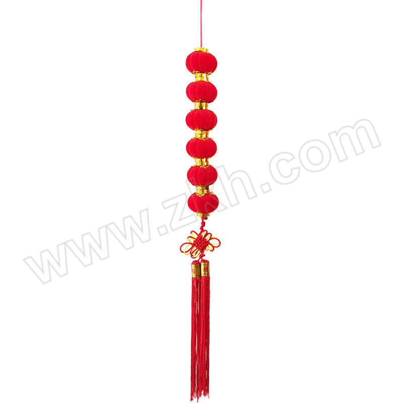 AXD/安先达 节庆氛围装饰布置大红灯笼串 DL2 10# φ9.5cm 1组