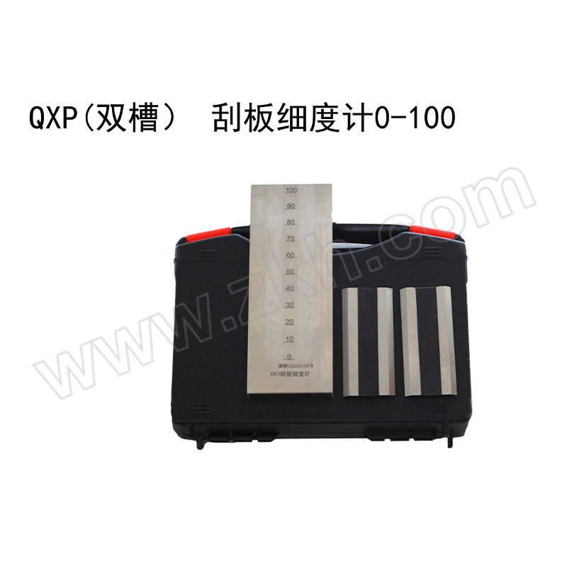 KFN/科孚纳 精科ISO刮板细度计(双槽) QXP0-100S 测定色漆漆浆和油墨细度 1块