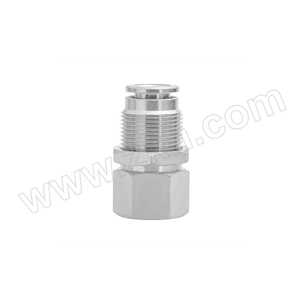 ANAIKE R系列内螺纹隔板直通 GPMF4-01 316不锈钢 快插4mm-内螺纹Rc1/8 1个