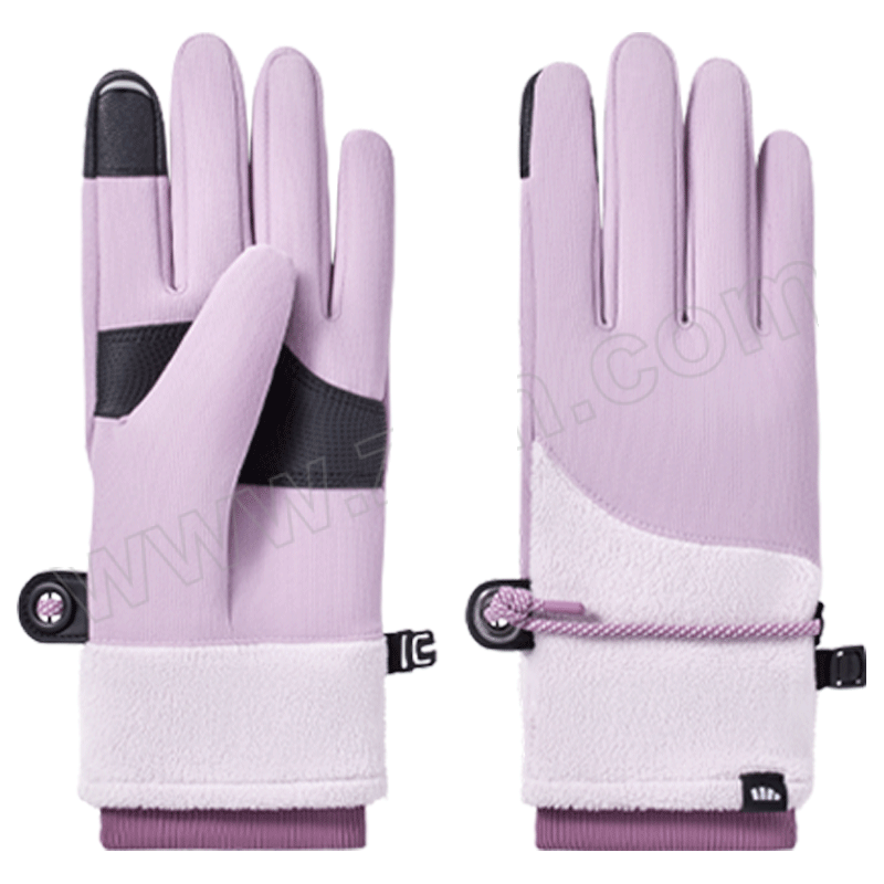 BENEUNDER/蕉下 暖霁系列保暖手套(加绒款) 6923278561216 L 野雾紫 1副