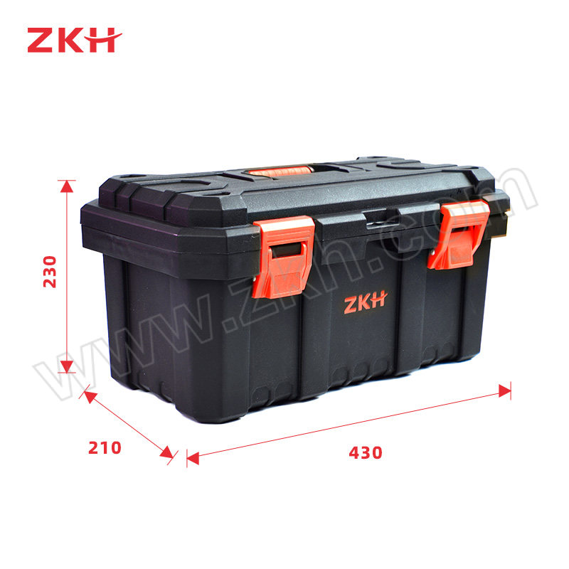 ZKH/震坤行 加强型双层塑料工具箱 HHT-TBE17 17" 430×230×210mm 1个