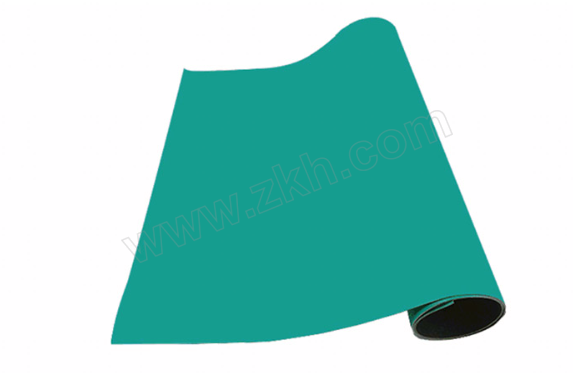 ZYE/者也 台面保护垫 橡胶 加厚 防静电 1.2M*10M*2mm 绿色 1个
