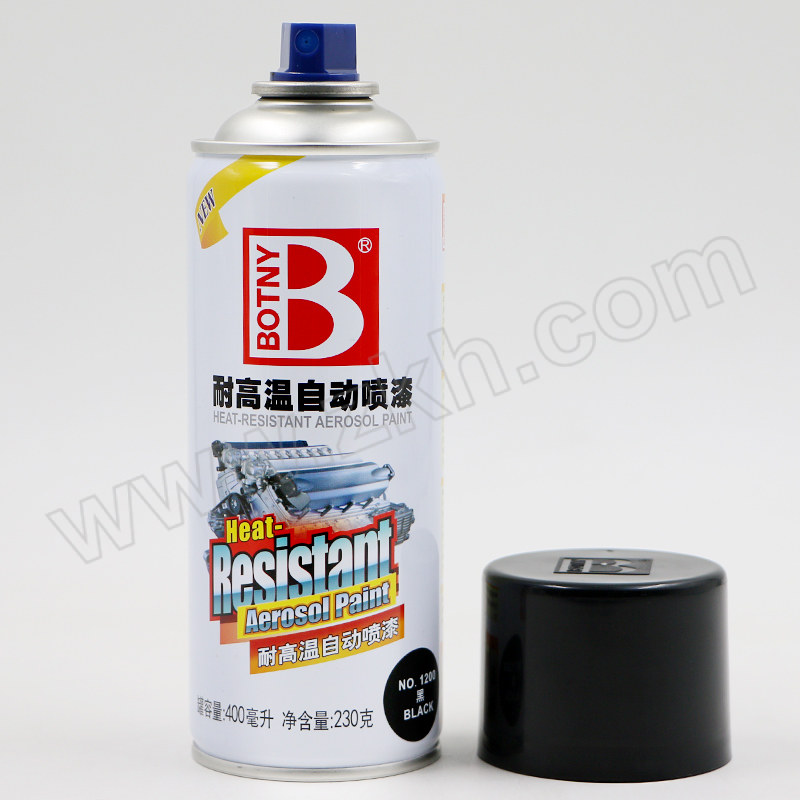 BOTNY/保赐利 耐高温自动喷漆  B-1089 300℃ 1200耐高温黑 1瓶