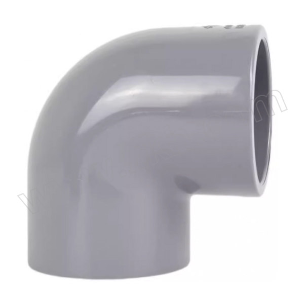SHCN/协羽塑胶 CPVC90°弯头(化工管配件) dn25 国标 1.6MPa 适配管外径25mm 浅灰色 1个