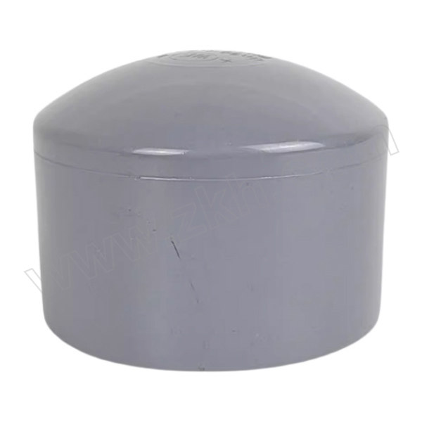GRM/格来美 CPVC管帽(国标)化工管配件 DN80 浅灰色 适配管外径90mm 1个