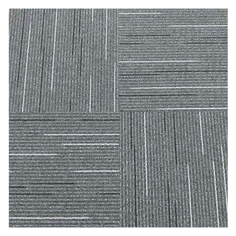 MAWOSI/马沃斯 拼接地毯 LWL-灰色条纹 LK2-02 500×500×5mm 1块