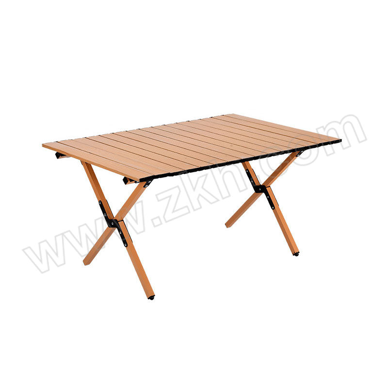 MAWOSI/马沃斯 户外折叠桌子 LWL-90CM碳钢 黄檀木纹 1张