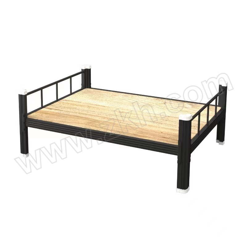 YUKERUI/誉科瑞 钢制磨砂黑型材单人床带床垫 YKR-XCC-0017 1张