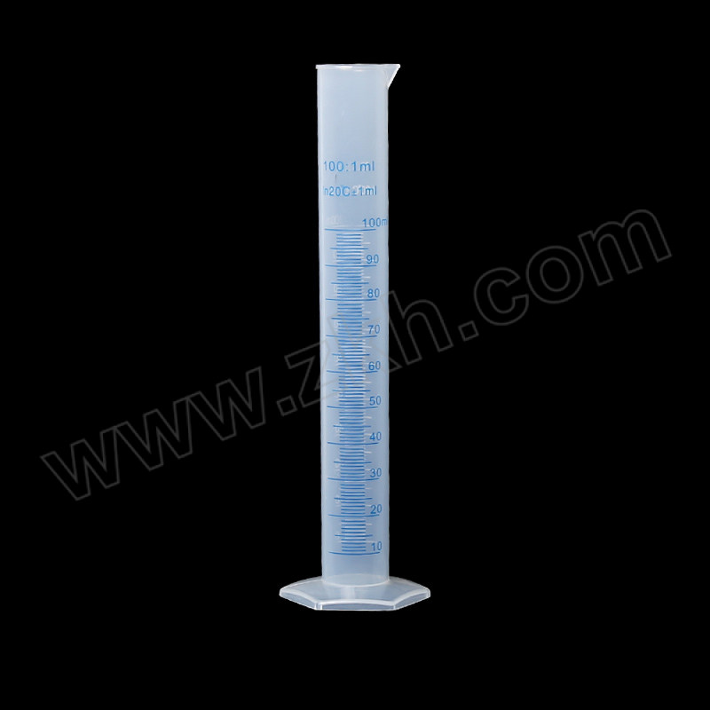 ZHLA/中环力安 塑料量筒 ZHLA-LT-789 100mL(双面刻度线) 1个