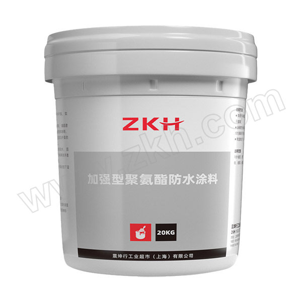 ZKH/震坤行 加强型聚氨酯防水涂料 JT7102 灰色 20kg 1桶