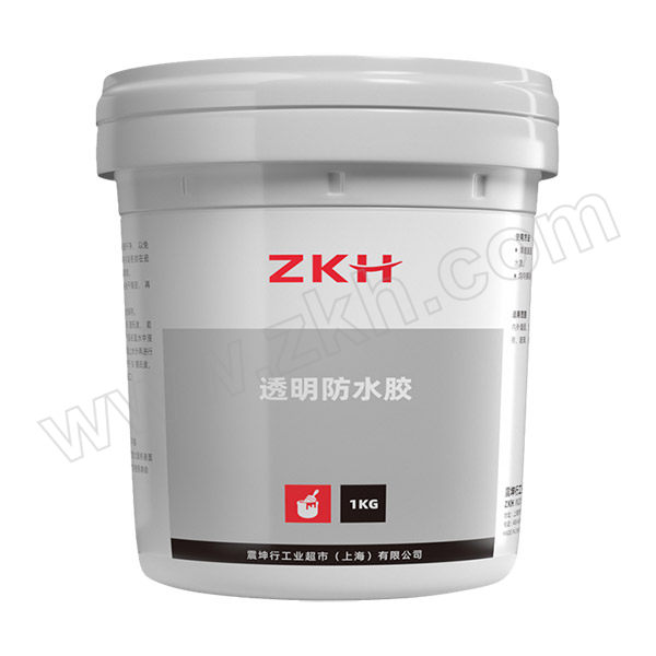 ZKH/震坤行 透明防水胶 JT7103 透明 1kg 1桶