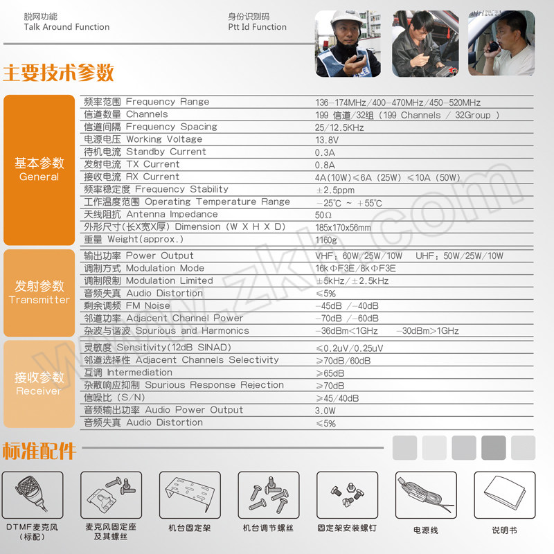YSHON/易信 模拟车载台对讲机 UT880 黑色 1台