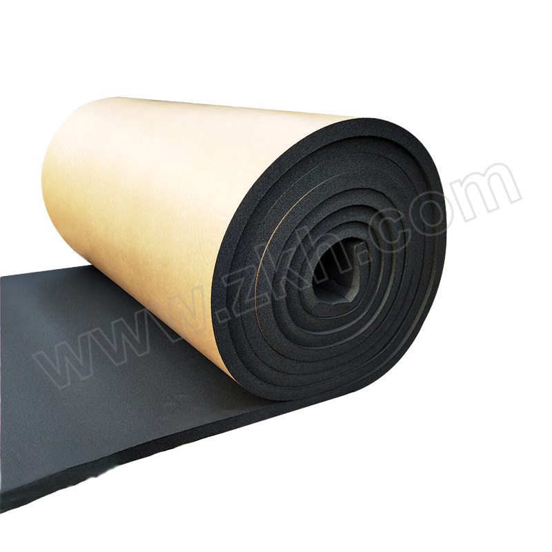 JIENUOLI/捷诺立 高密度橡塑板保温板 黑色复合版50mm带背胶1m² 1卷