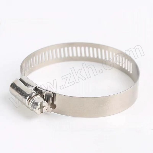 JIMING/既明 JB/T8870 一字美式卡箍 不锈钢304 A2-70 本色 46~70mm 1个
