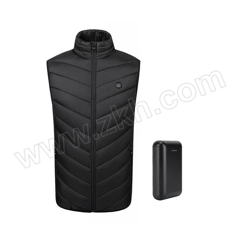 ALINIU/阿力牛 4区智能充电加热马甲 AGF420 S 黑色 含10000mAh充电宝×1 1件