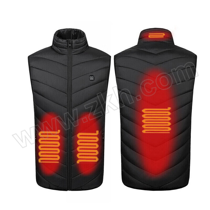 ALINIU/阿力牛 4区智能充电加热马甲 AGF420 S 黑色 含10000mAh充电宝×1 1件