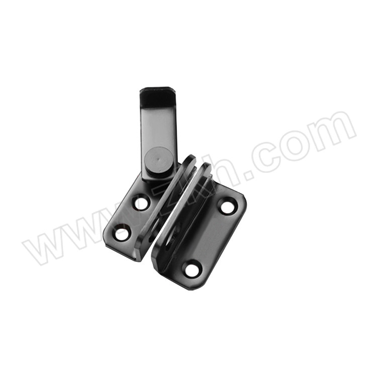 HSCOPE/豪思克普 不锈钢插销锁 HSKP-E00120-2 左开小号 44.2×20mm 黑色 2件搭配组合 1个