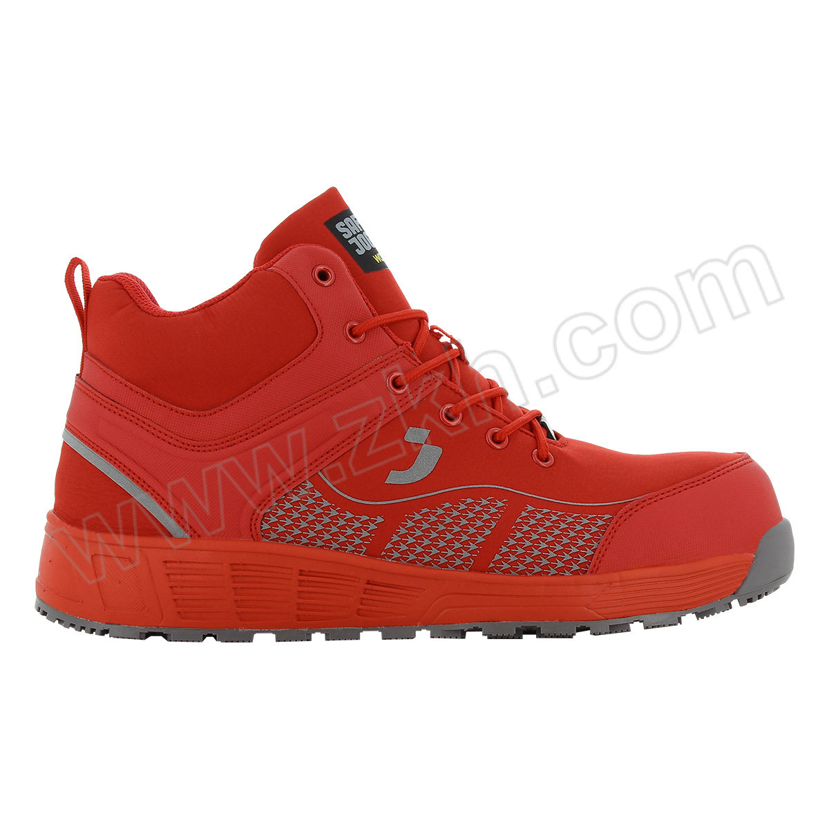 SAFETY JOGGER/鞍琸宜 MILOS S1P MID非金属超轻中帮运动安全鞋 011713 36码 红色 防砸防刺穿防静电 1双